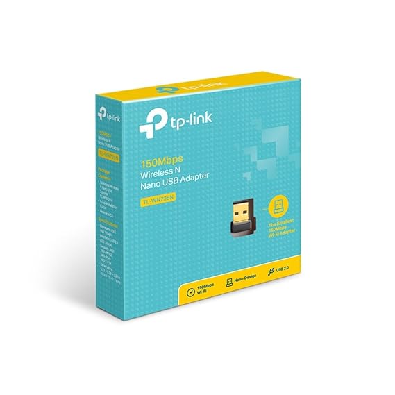 TP-Link USB WiFi Adapter for PC(TL-WN725N), N150 - USB ADAPTER WIFI by Tp-Link