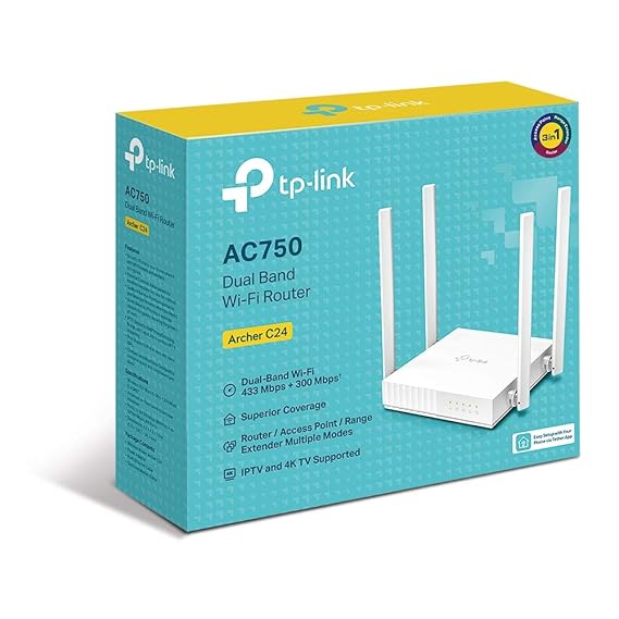 TP-Link Archer C24 AC750 Mbps Dual-Band - Router by Tp-Link
