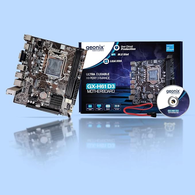 Geonix GX‑H61 DDR3 Motherboard - Computer by Geonix