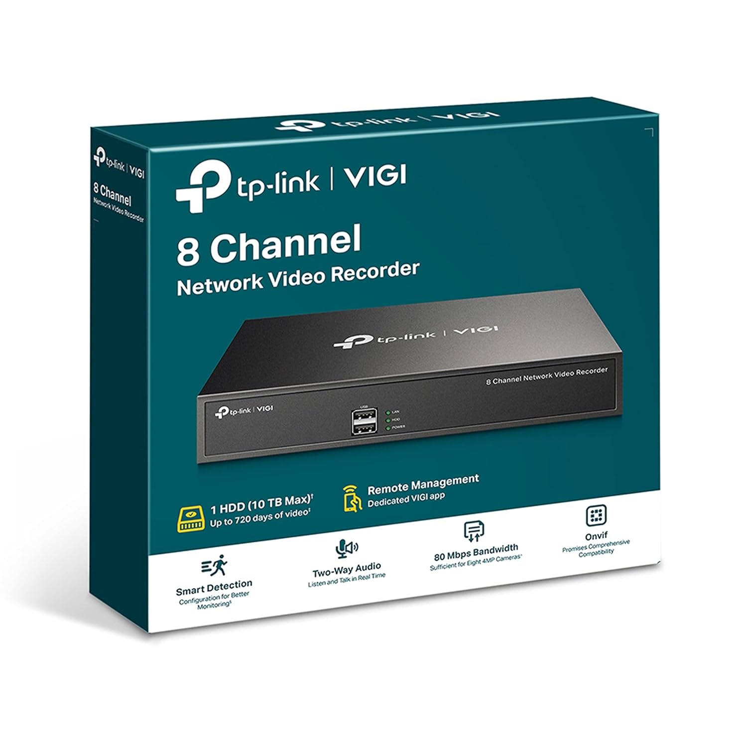 VIGI NVR1008H VIGI 8 Channel Network Video Recorder - Image 3