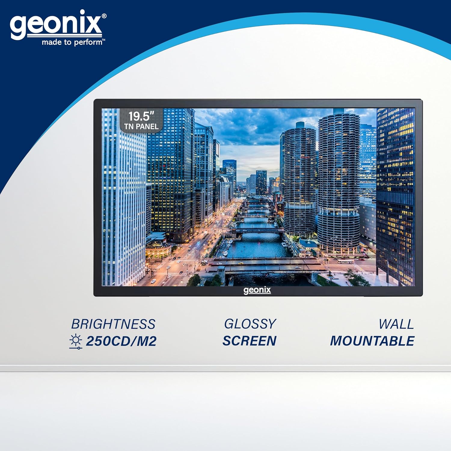 Geonix Monitor 19.5 Inch - LED Monitor by Geonix