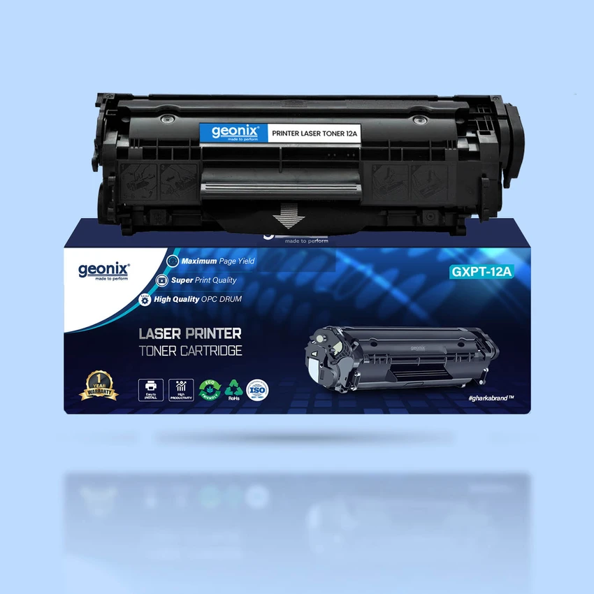 Geonix Toner Cartridges 12A - CARTREDGE & TONER POWDER by Geonix